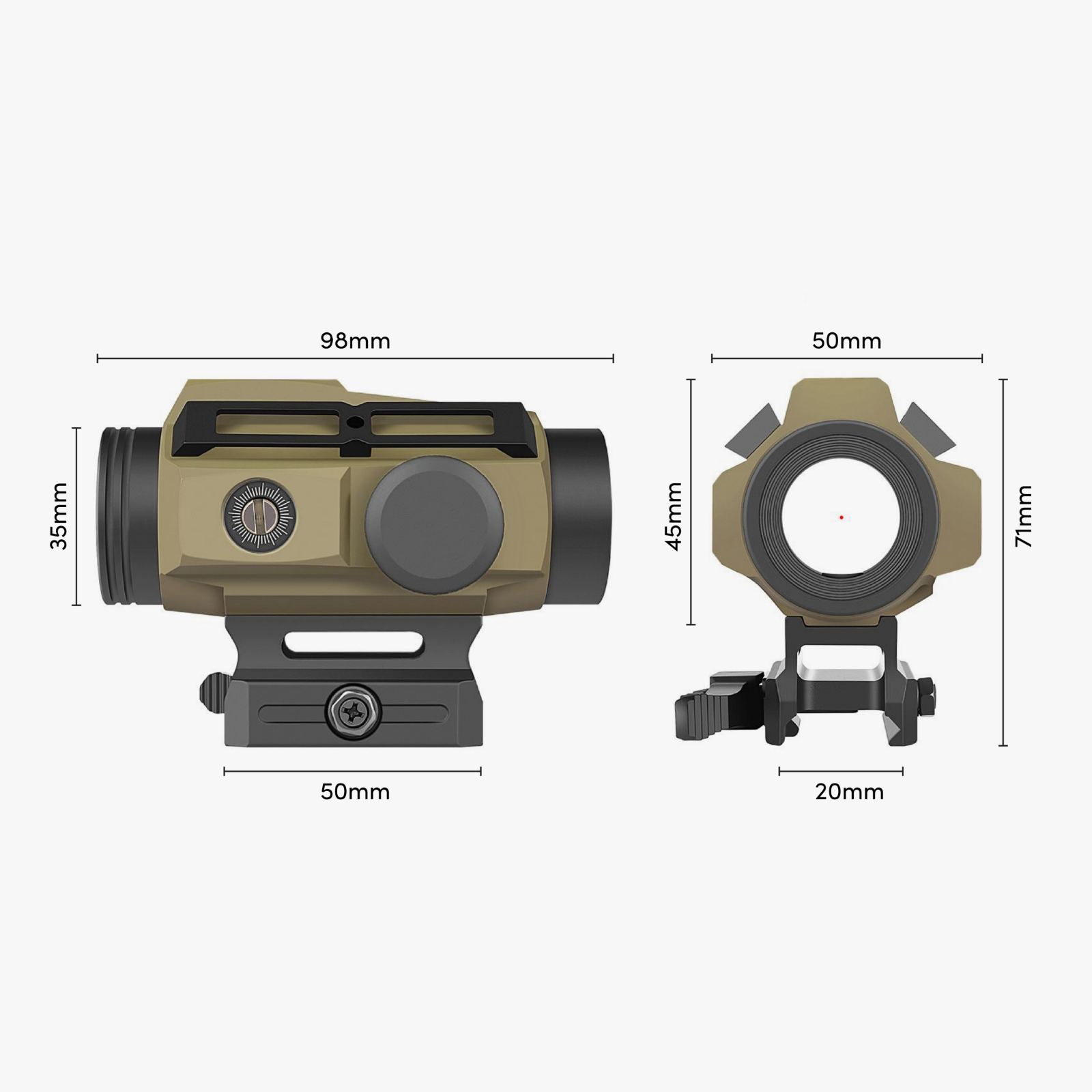 AKRA ORIGIN X Rhino (FDE/Black) - Image 3
